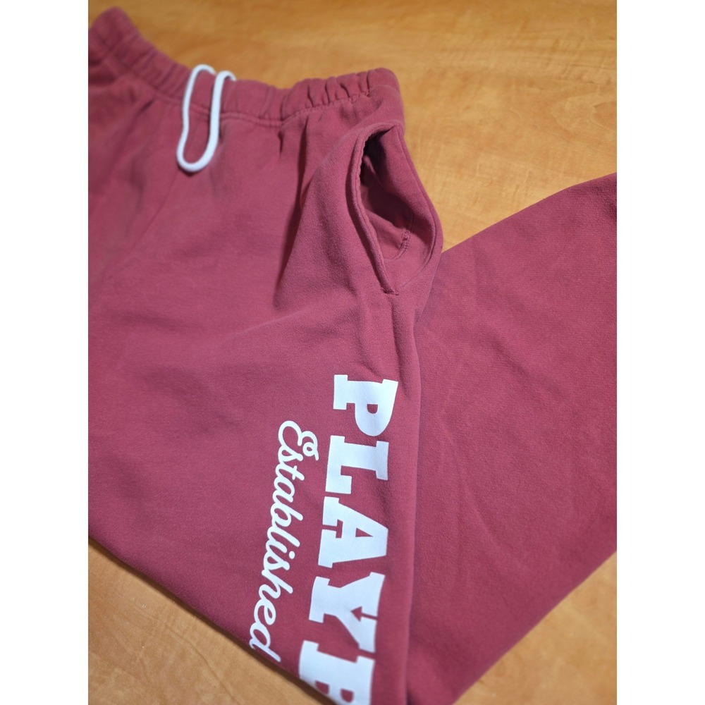 Playboy x PacSun Red Logo Sweatpants Joggers Womens Medium Established 1953 - Picture 8 of 8